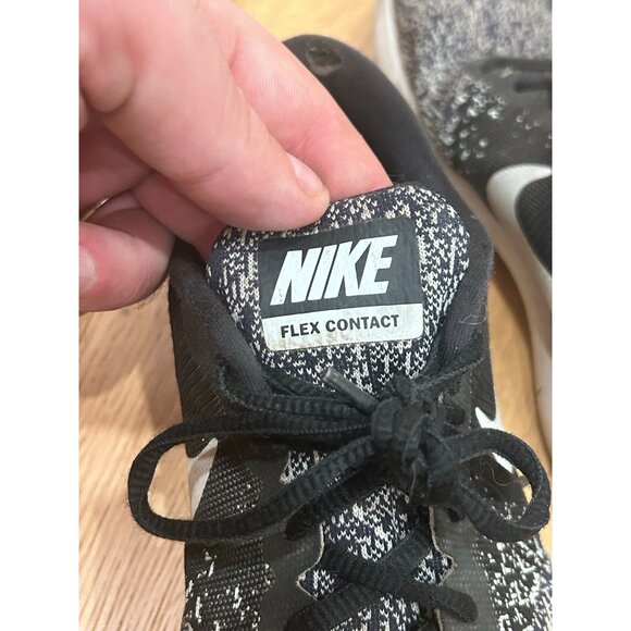 Nike Flex Contact Oreo W Shoes Men's Size 9 Lace up Low Top Black/White - Picture 5 of 10